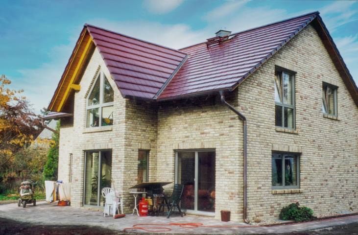 Einfamilienhaus mit Klinkerfassade - Architekturbüro Ludwigsfelde
